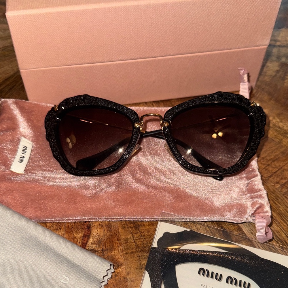 Miu Miu Black Sunglasses